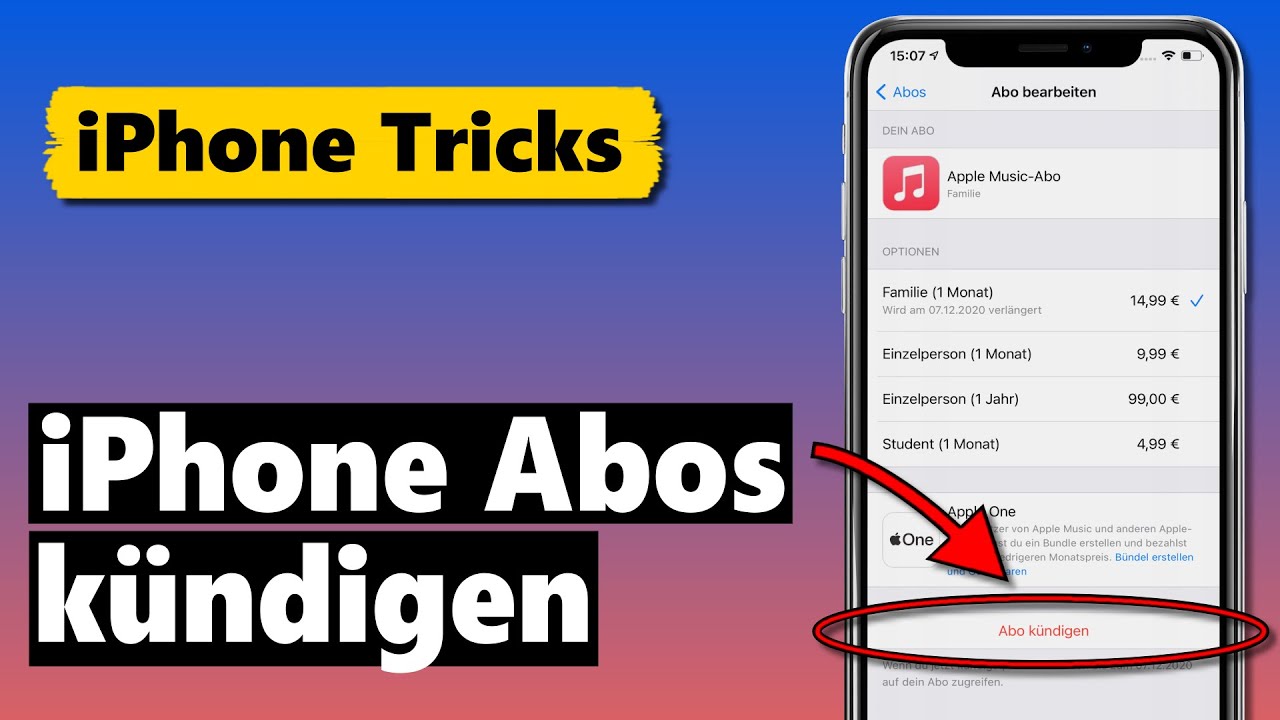 iPhone Abos kündigen IN 30 SEKUNDEN (Apple Music kündigen und andere...)