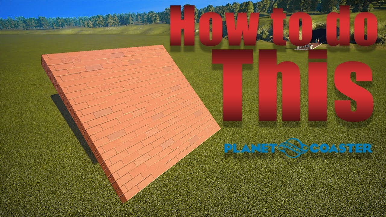 How to Rotate a GRID Piece to ANY Angle in Planet Coaster!