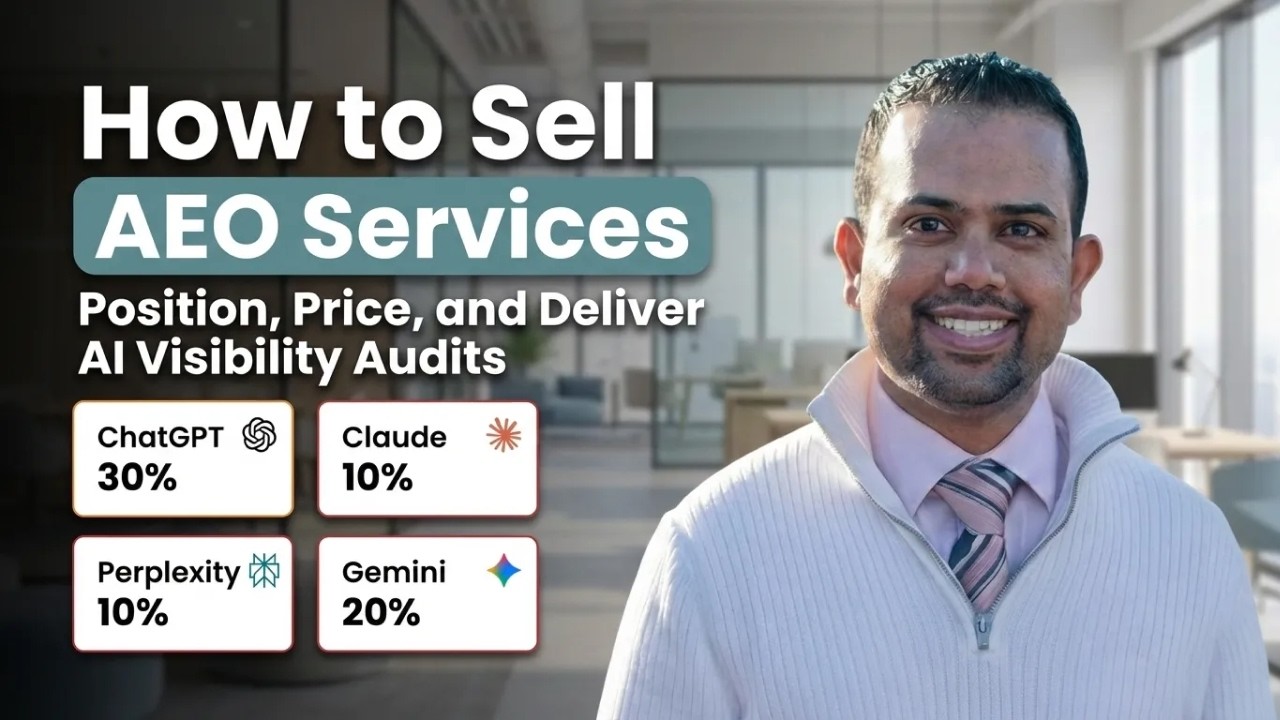 AEO for Agencies: How to Price, Sell & Deliver AI Visibility Audits and AEO Services