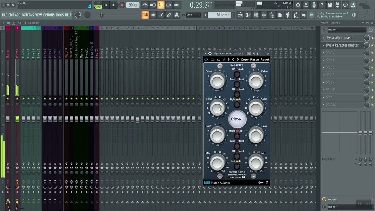 Add Tone and Color To Your Mix | How to use Mix Buss Saturation | Brainworks Elysia Karacter
