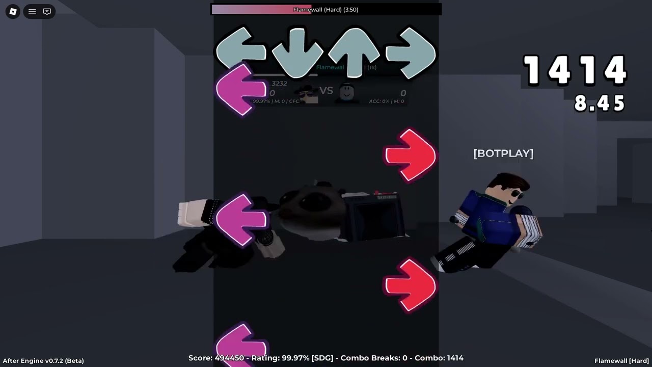 Project: Afternight. Flamewall (Hard) 2 miss (99.88 ACC)