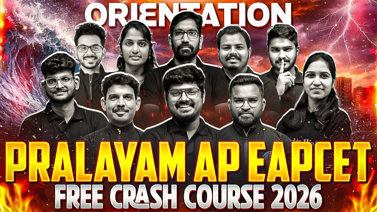 Pralayam AP EAPCET Free Crash Course 🔥 | Orientation Session | AP EAPCET 2026