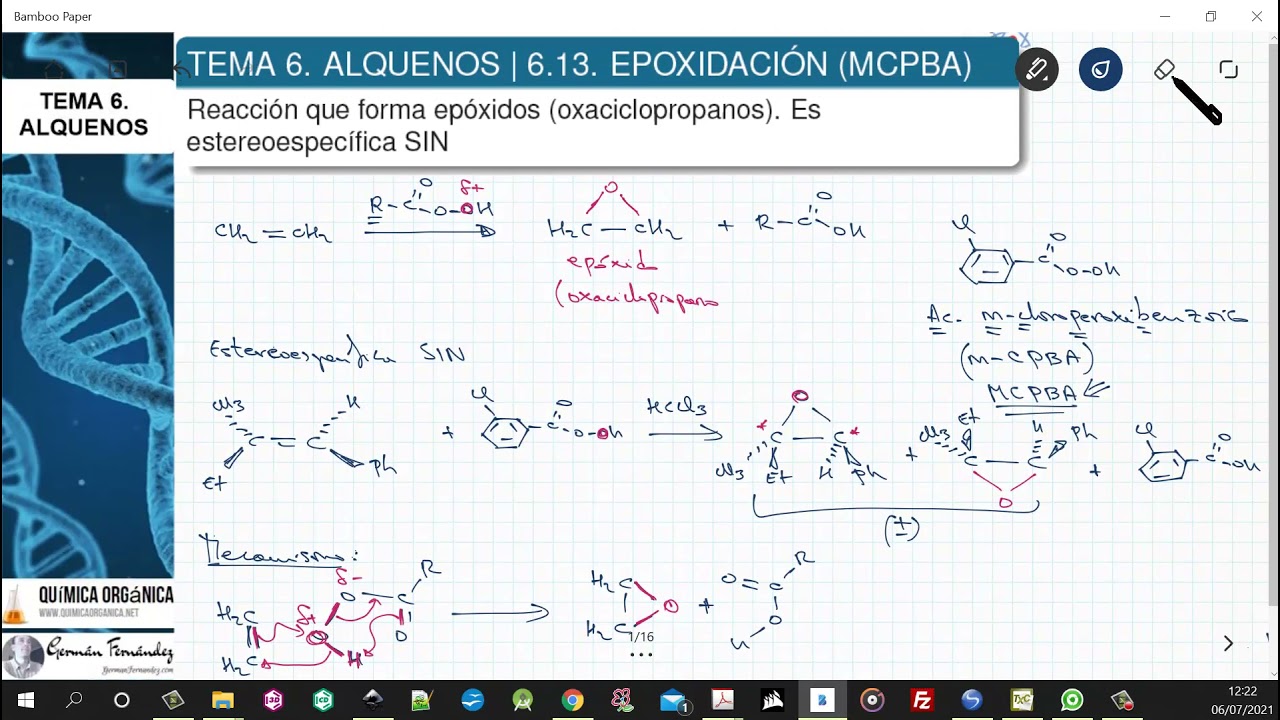 TEMA 6. ALQUENOS | 6.13. EPOXIDACI&Oacute;N (MCPBA)