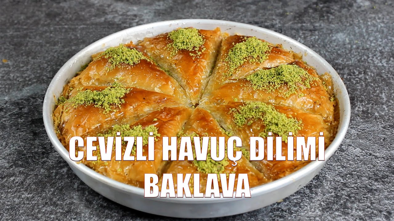 Cevizli Havuç Dilimi Baklava | 5 Dakikada Baklava Tarifi