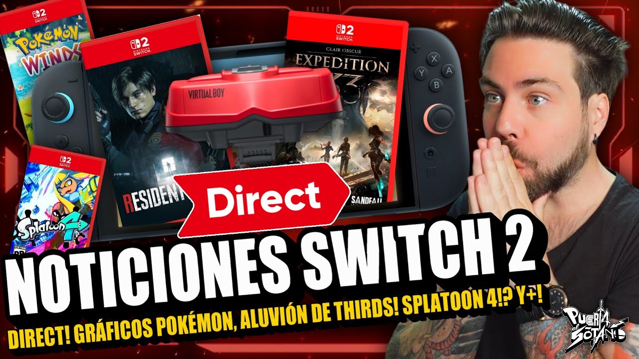 🔥NOTICIONES Nintendo Switch 2! Direct 