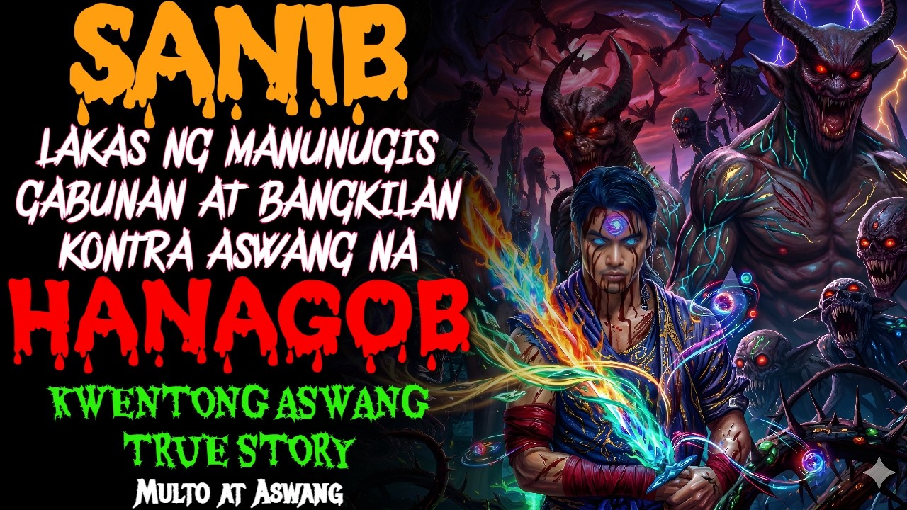 SANIB LAKAS NG MANUNUGIS GABUNAN AT BANGKILAN KONTRA ASWANG NA HANAGOB Aswang True Story