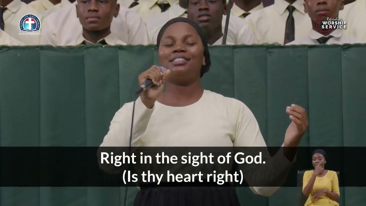 Is Thy Heart Right with God || Youth Choir