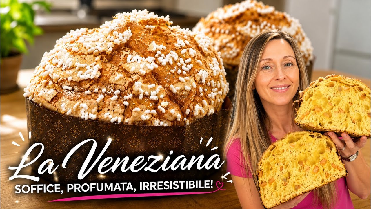 La Veneziana con lievito madre processo passo passo