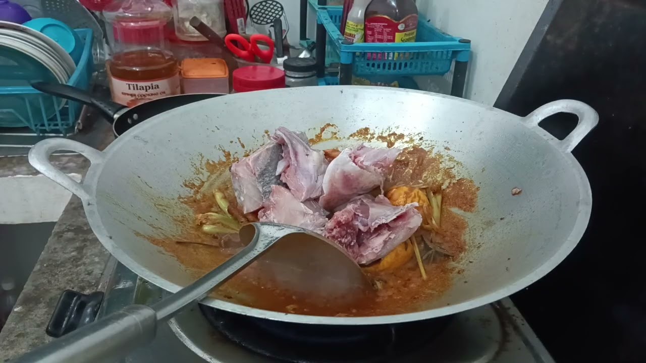 Kari Kepala Ikan Senangin Terung Asam 😀