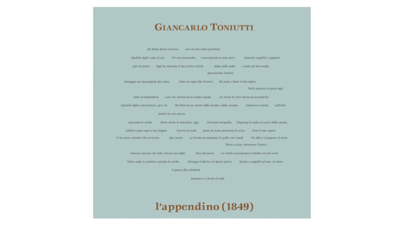 Giancarlo Toniutti - Contrepèterie Structurelle