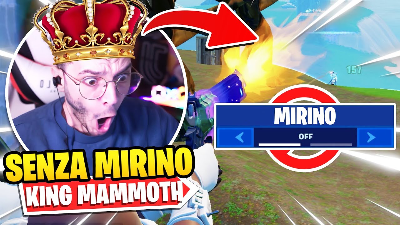 DEVASTO! MAMMOTH senza MIRINO! su Fortnite #fortnite fortnite #fortniteita #smi_ii