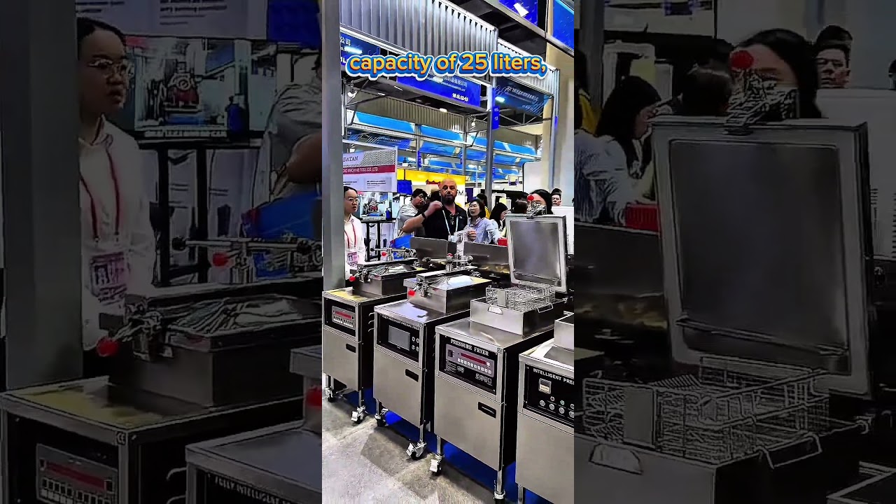 From China , broasted Chicken fried machine #new #china #machine #broastedchicken #اكسبلور #explore