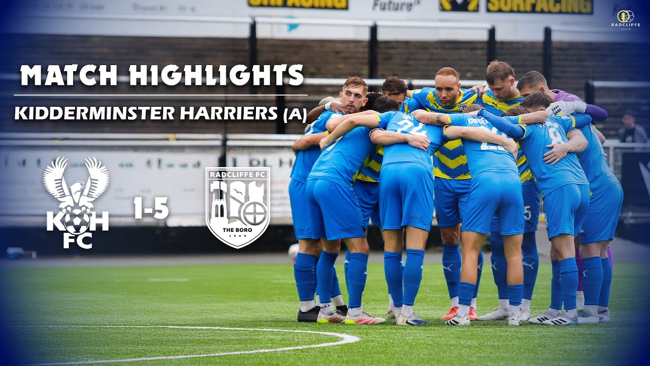 RFC | Kidderminster Harriers 1-5 Radcliffe - Highlights