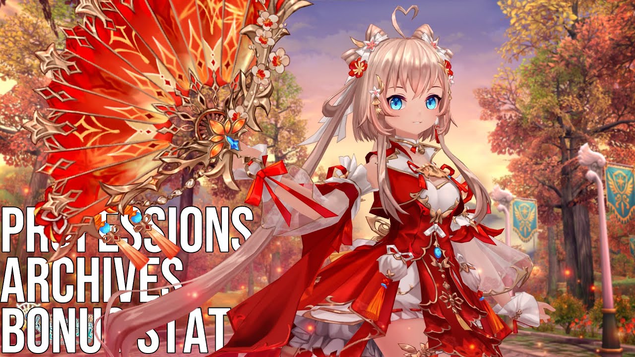 Aura Kingdom for Newbies- Professions, Archives, Bonus stats