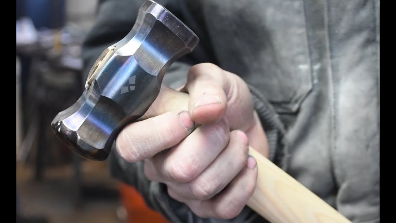 Forging a Rounding Hammer with my 24 Ton Forging Press!