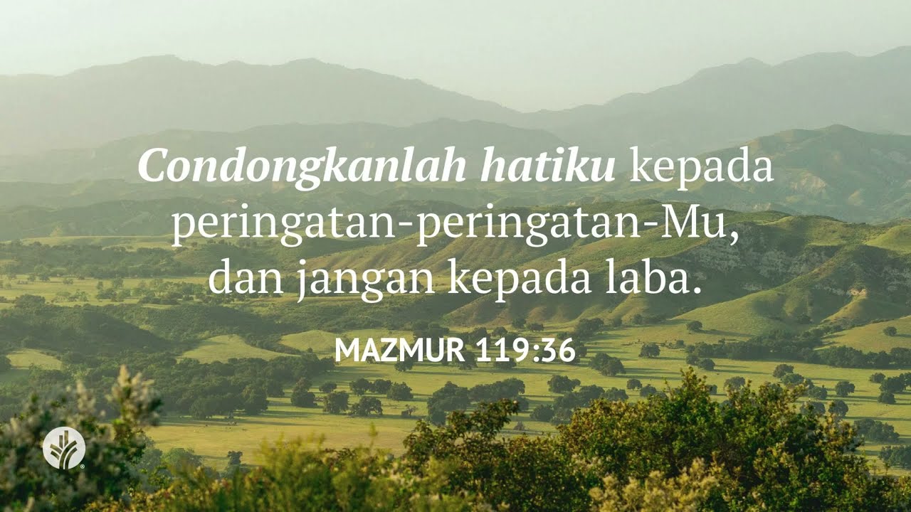 Hati yang Dilapangkan | Mazmur 119:30-41 | Video Renungan Santapan Rohani