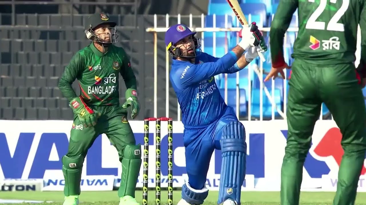 Mohammad Nabi's Terrific 84-Run Batting Performance against Bangladesh | AFG v BAN | Sharjah | ACB