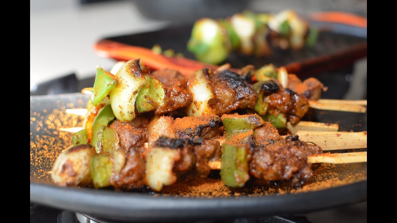 PERFECT GHANAIAN KHEBAB (CHINCHINGA / BEEF SUYA) - Ndudu by Fafa