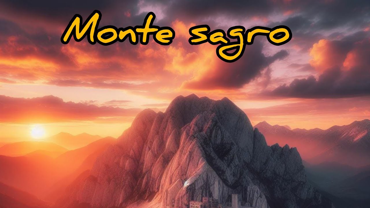 Drone shots,1753 MT...Monte Sacro (oggi Sagro) dimora di Giove,come non lo avete mai visto!!!