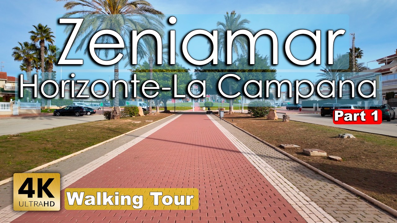 Zeniamar - Horizonte - La Campana 2025, Part 1 - Spain | Costa Blanca - Walking tour [4k 60 fps]