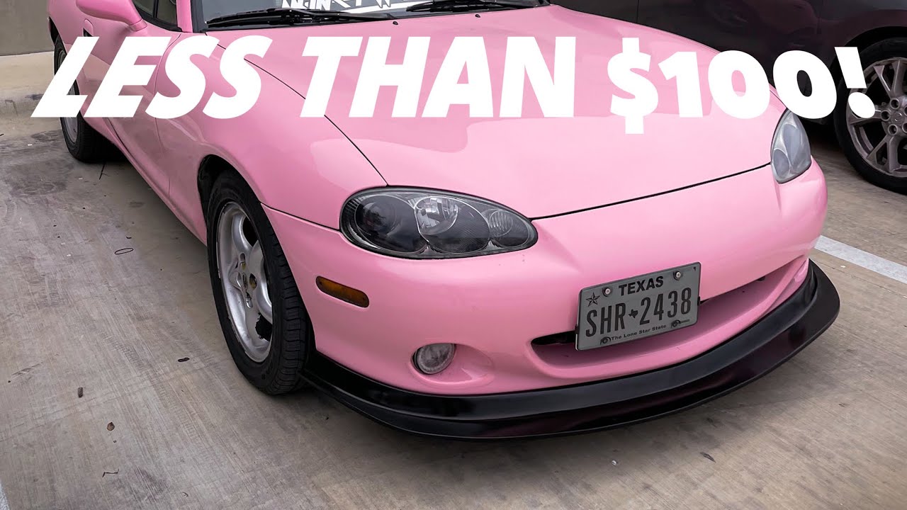 Installing The Cheapest Miata Front Lip On The Internet!