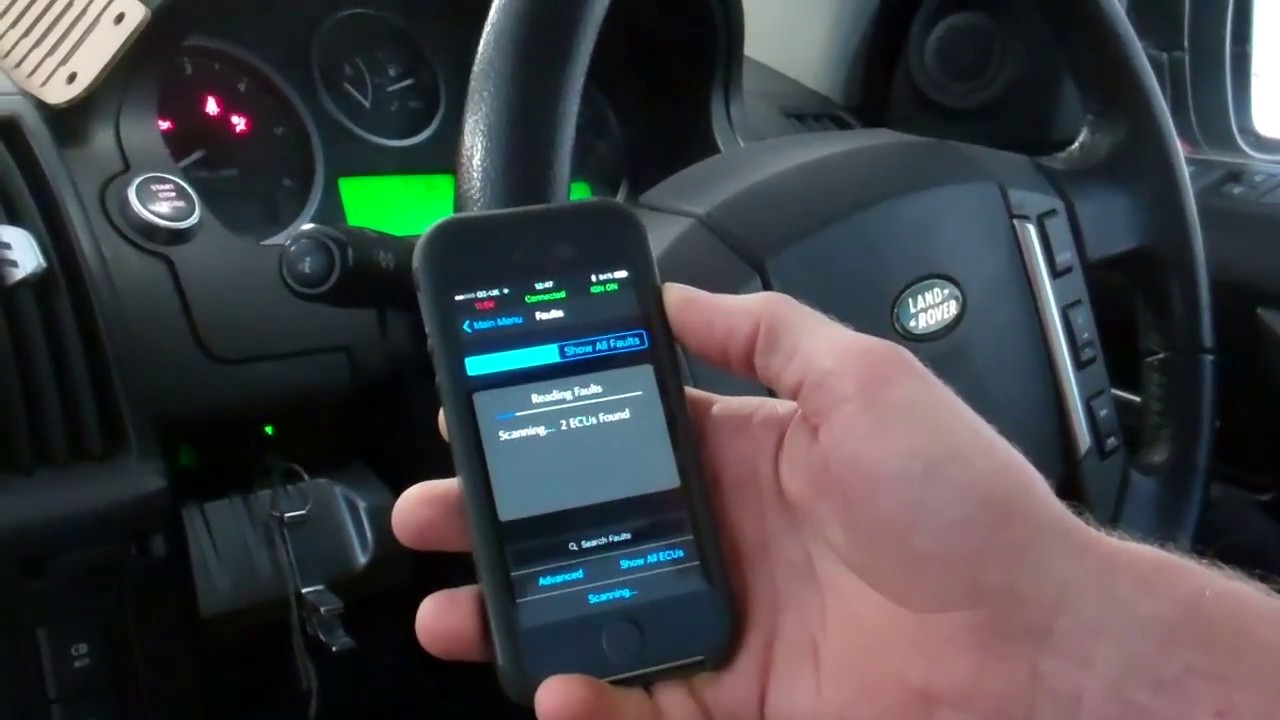 Part 2 - reset airbag warning light on Land Rover Freelander 2 using IID tool