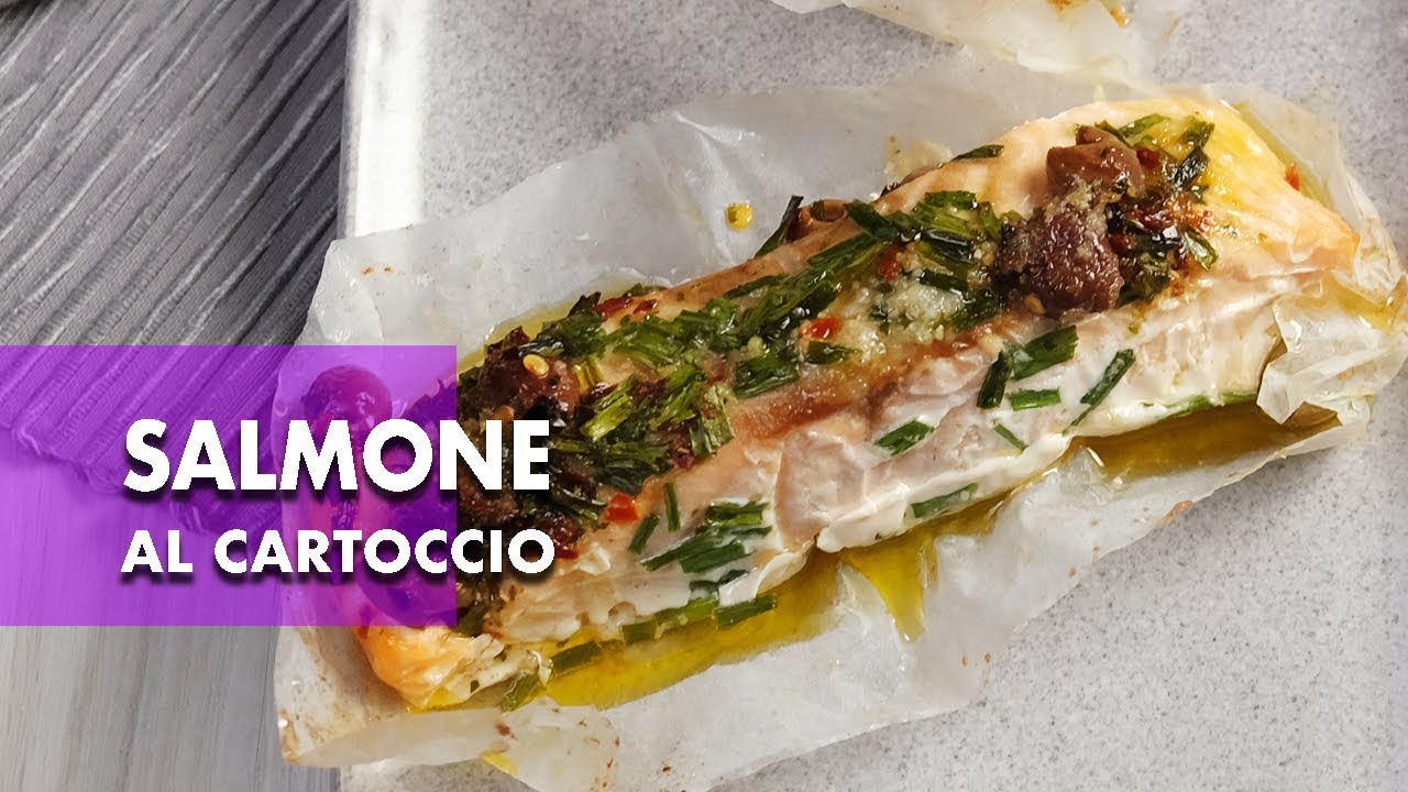 salmone al cartoccio | baked salmon | Salmone