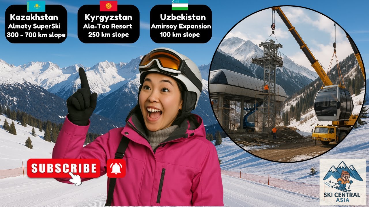 Did You Know that Central Asia will be a Ski Haven? These 3 Countries are Building a Mega Ski Resort