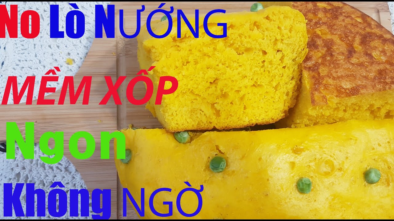 Cách làm bánh mì bí đỏ -Nồi cơm điện -Bánh  Bí Đỏ (단호박빵만들기)