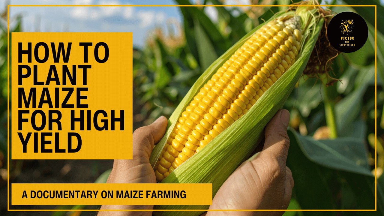 HOW TO PLANT MAIZE FOR HIGH YIELD  | Corn Farming Documentary  |  My Farm Story