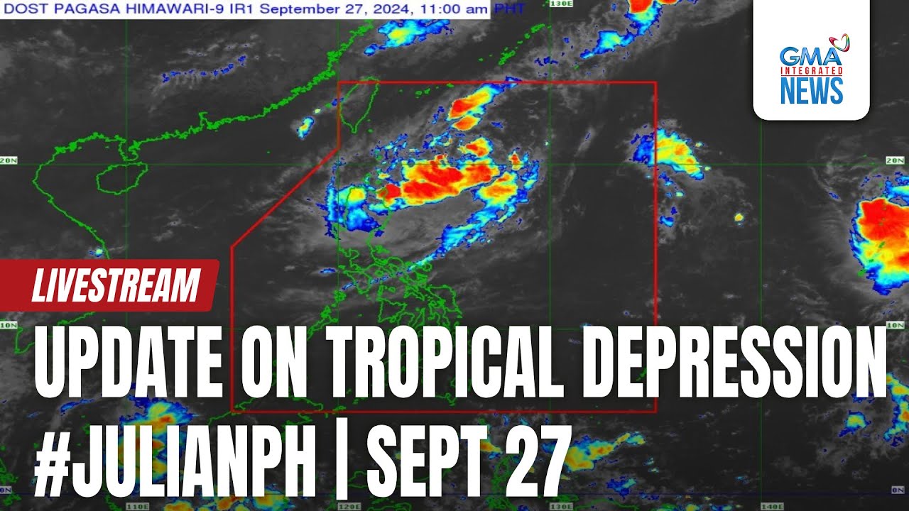 LIVE: Update on Tropical Depression #JulianPH (September 27, 2024)  - Replay