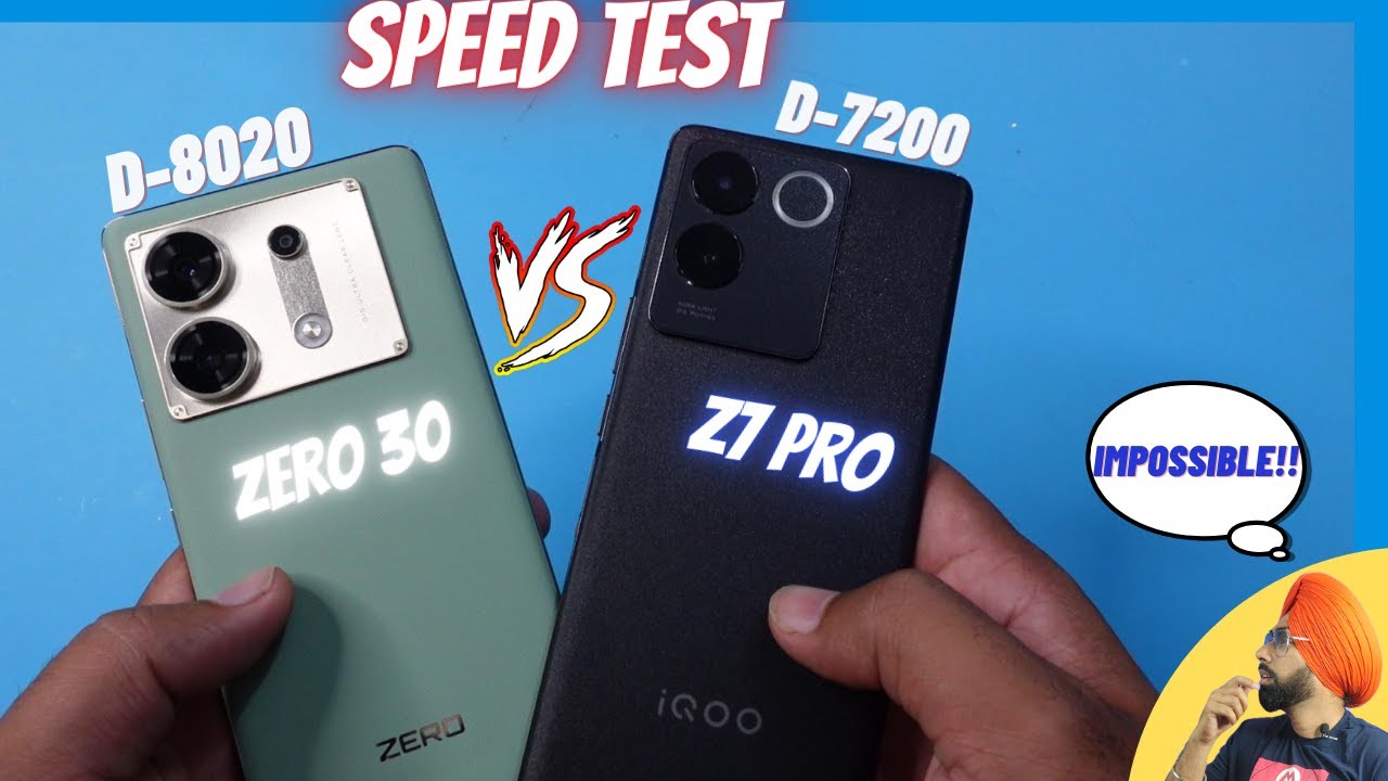 iQOO Z7 Pro vs Infinix ZERO 30 5G | Speed Test | Boot test | Network Test | Comparison