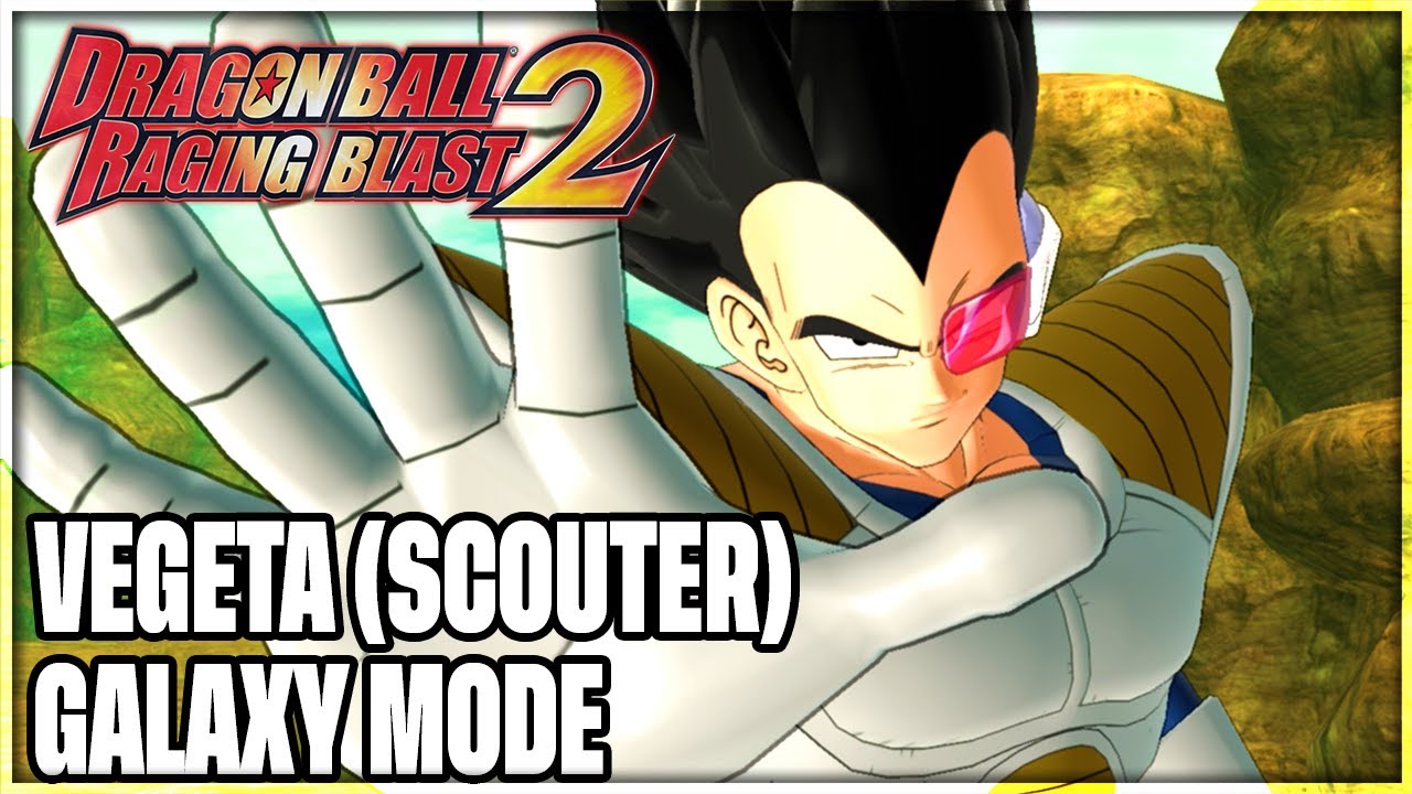 Dragon Ball: Raging Blast 2 - Vegeta (Scouter) Galaxy Mode (XBOX 360 1440p)