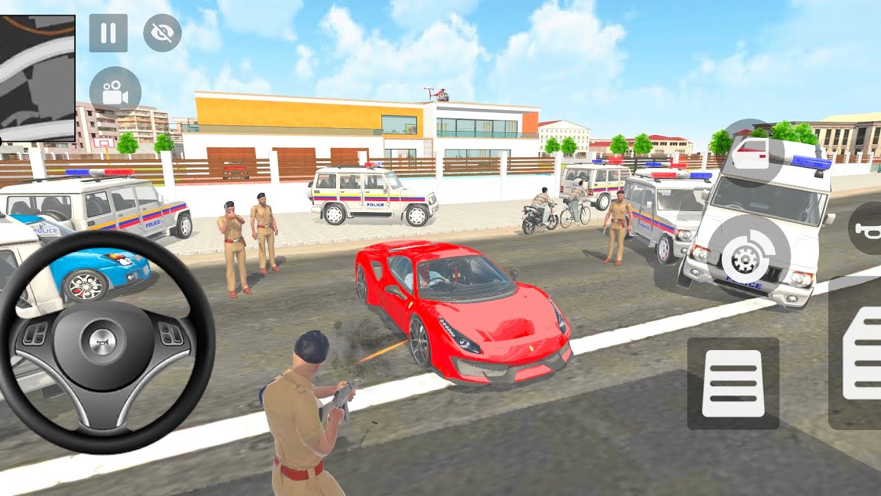 🎮 Franklin order purchase 🤯police Franklin 🚧 ||Indian simulator game  