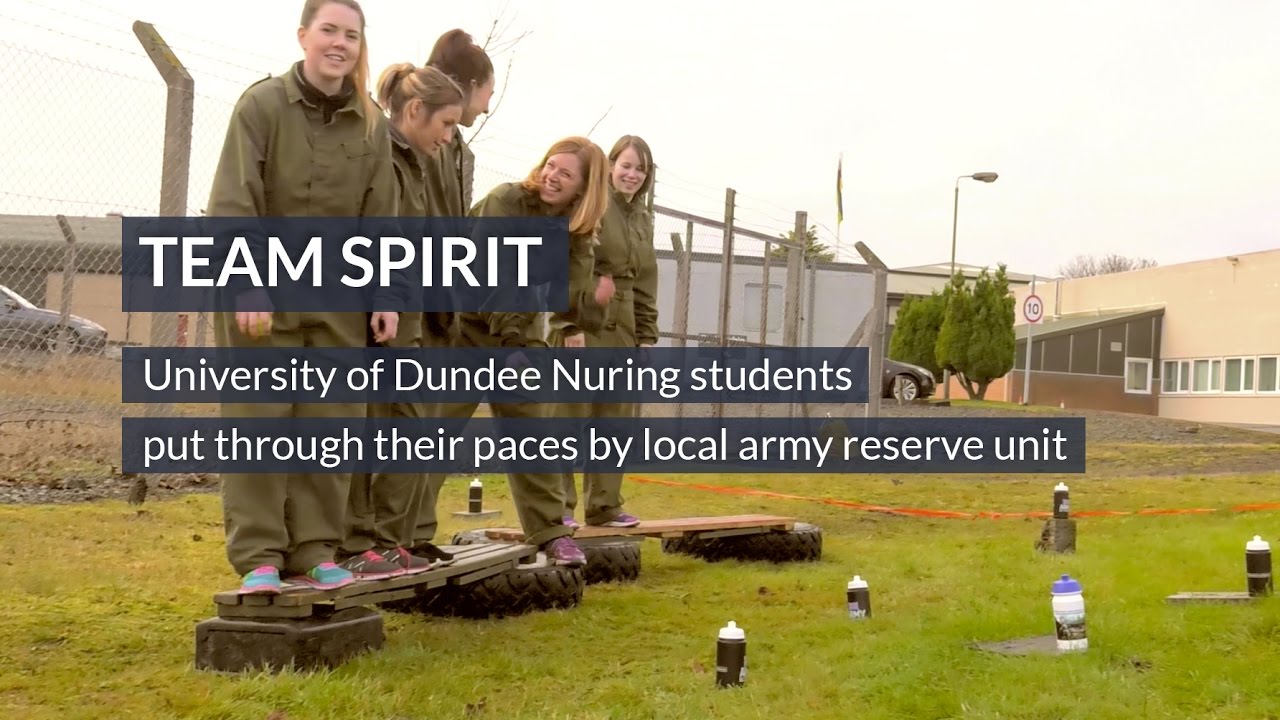 University of Dundee Nursing Students Show Team Spirit