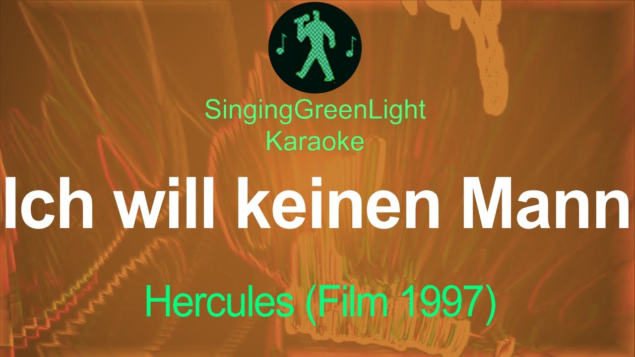 Hercules (Film 1997) - Ich will keinen Mann - Karaoke | SGL 189