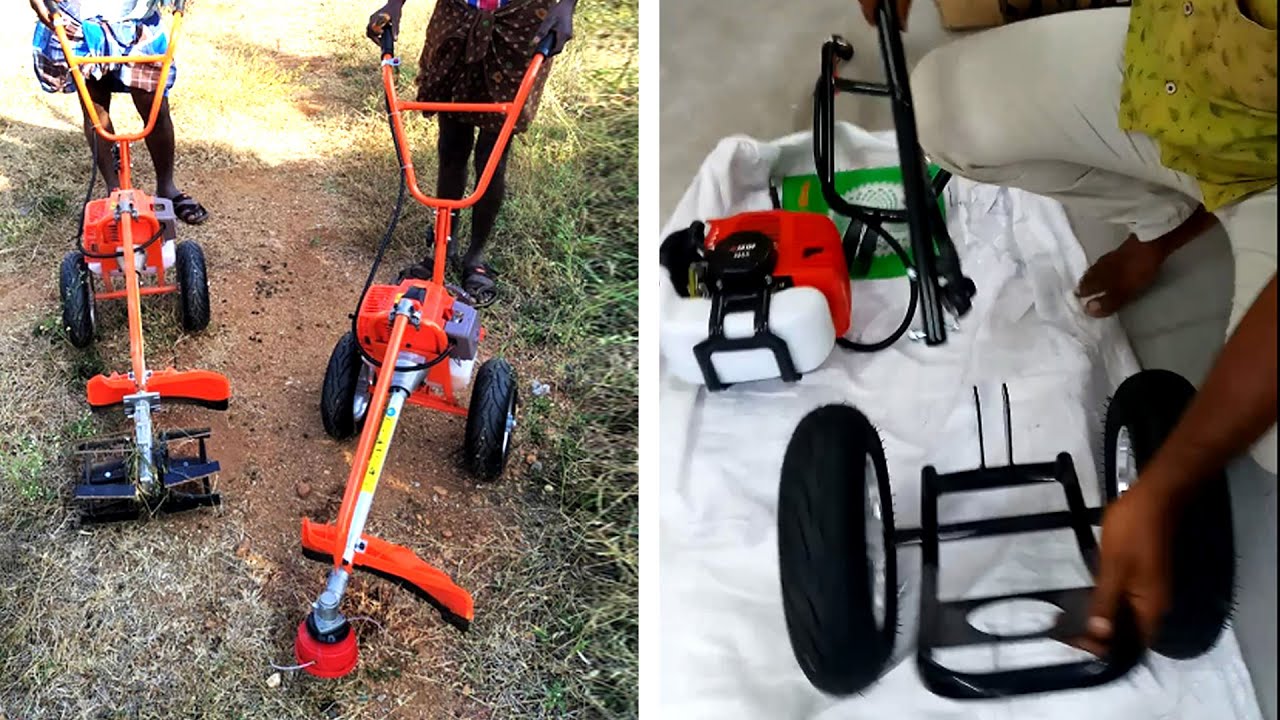 Trolley Brush Cutter Working & Assembling | Brush Cutter | Multipurpose Brush Cutter Machine