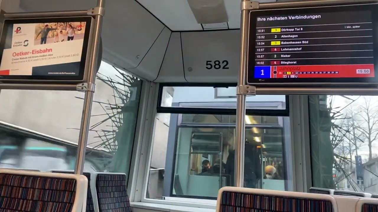 Mitfahrt Mit M8D 582 Als Linie 1 In Rathaus Bis Jahnplatz
