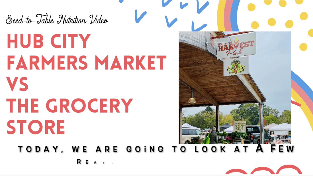 Shopping at Hub City Farmers Market