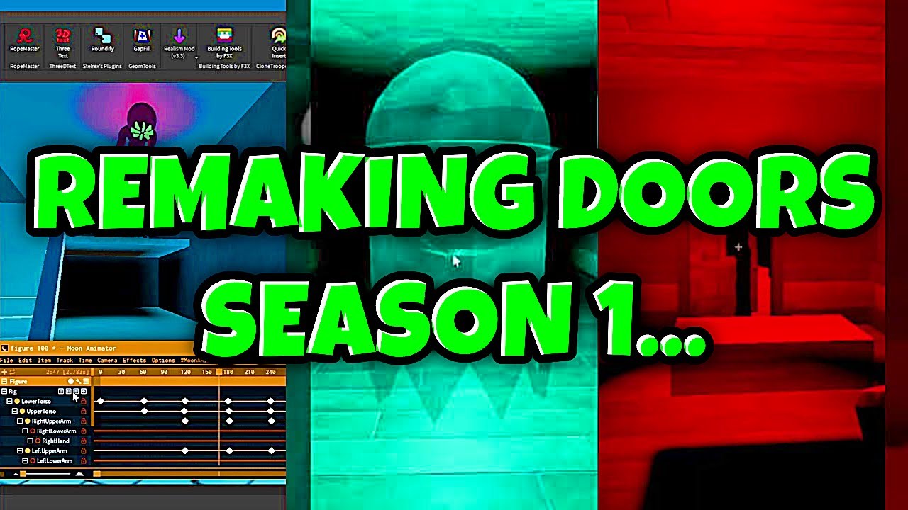 TRYING TO REMAKE DOORS [COMPILATION] #roblox