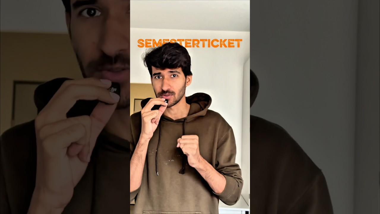 Germany bus ticket. Semesterticket. #germanyvlogs #studyingermany #germanytravel #germany
