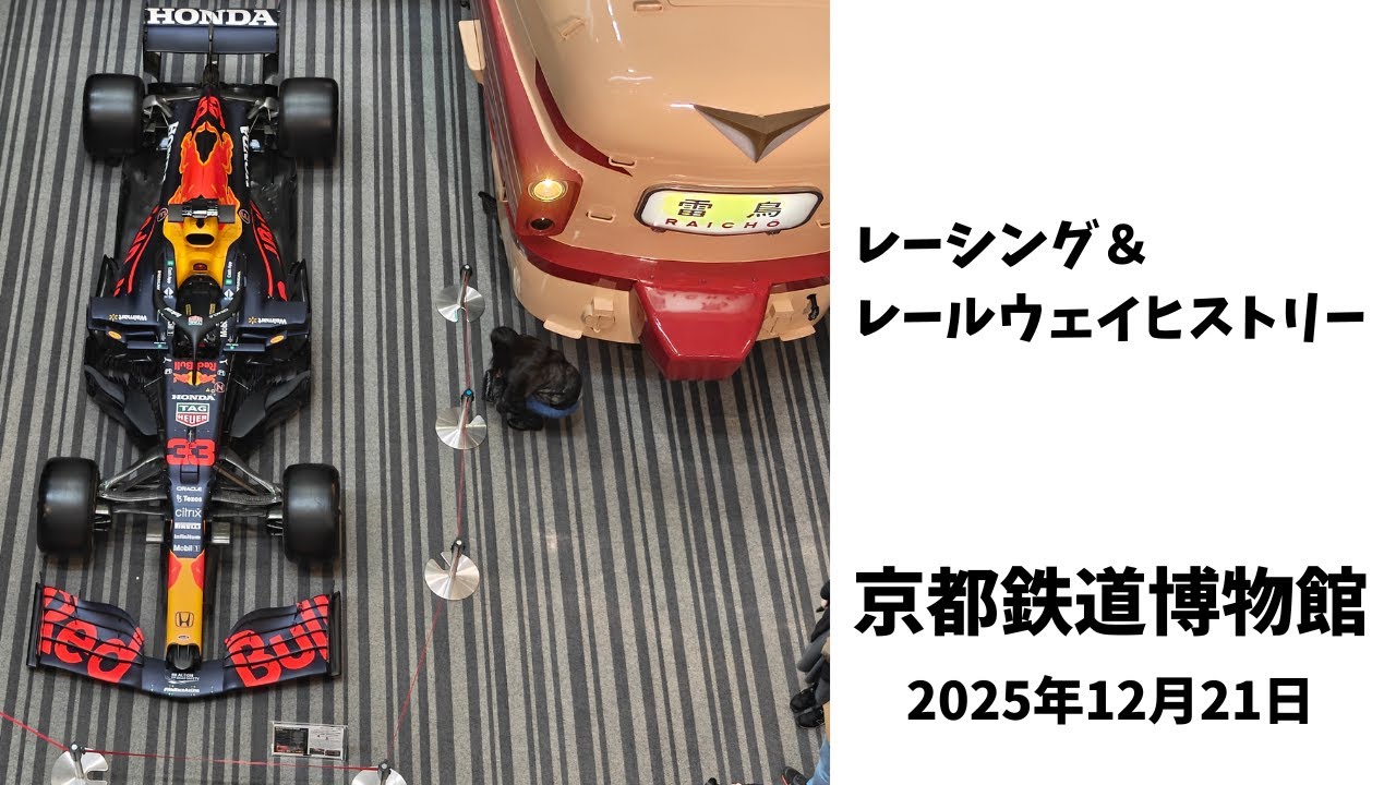 ホンダF 1と鉄道の夢のコラボ　レーシング＆レールウェイヒストリー