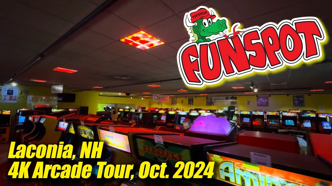 I visited the WORLD'S LARGEST ARCADE in New Hampshire! So many RARE GAMES! Funspot tour October 2024