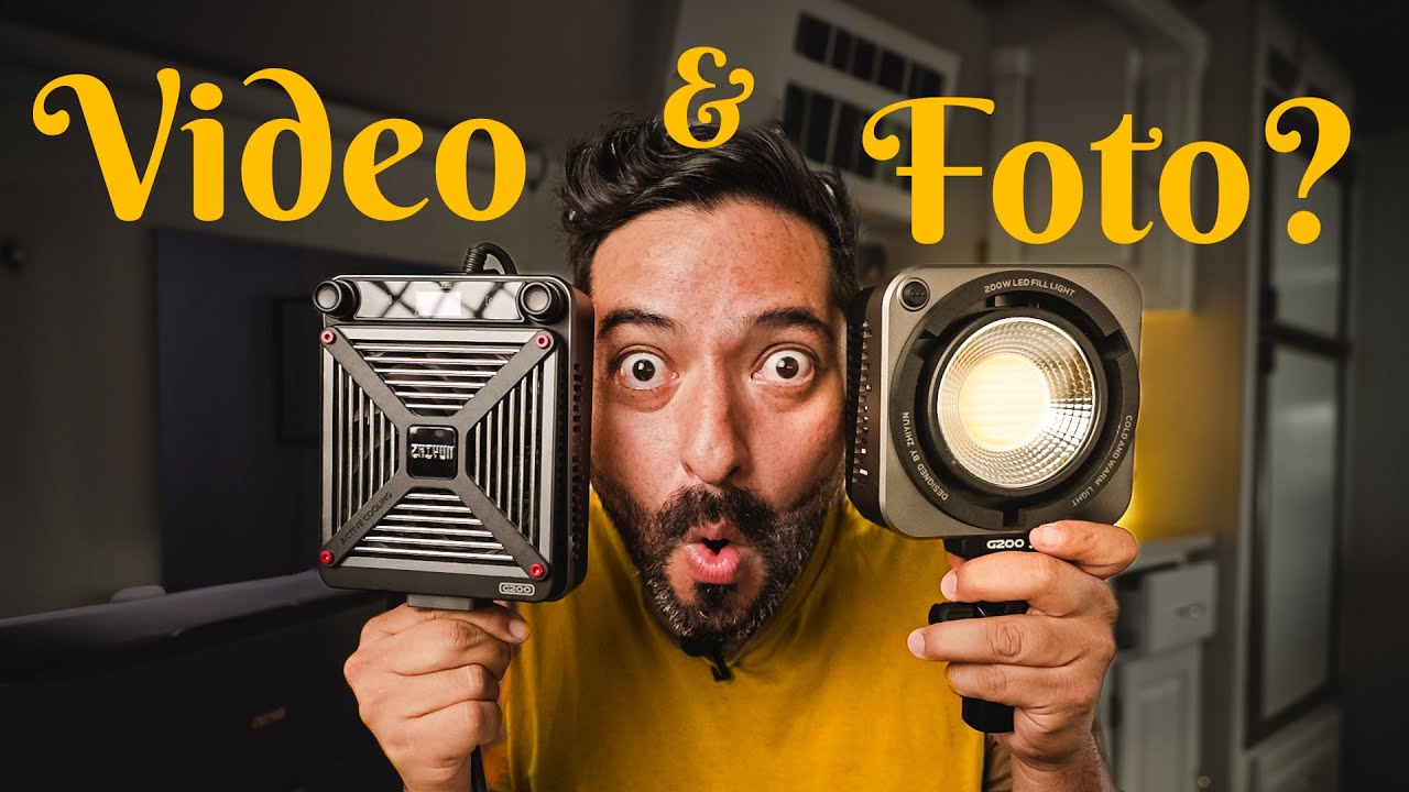 Cómo mejorar tus VIDEOS y FOTOS con luz LED profesional // ZHIYUN G200