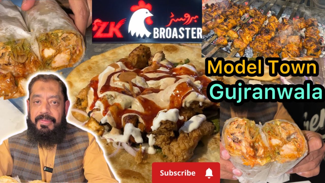 Shapata & Dhamaka Rolls | ZK Broaster | Model Town | Street Food | Gujranwala