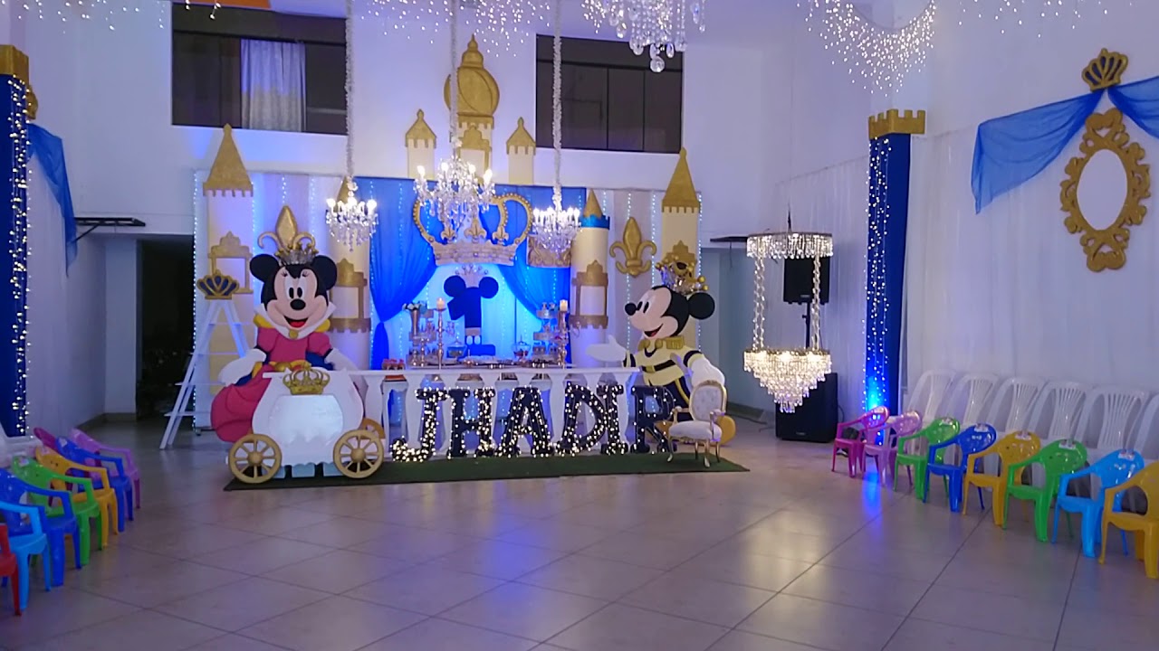 ✔FIESTA INFANTIL  DENTRO DE UN CASTILLO,MICKEY REY