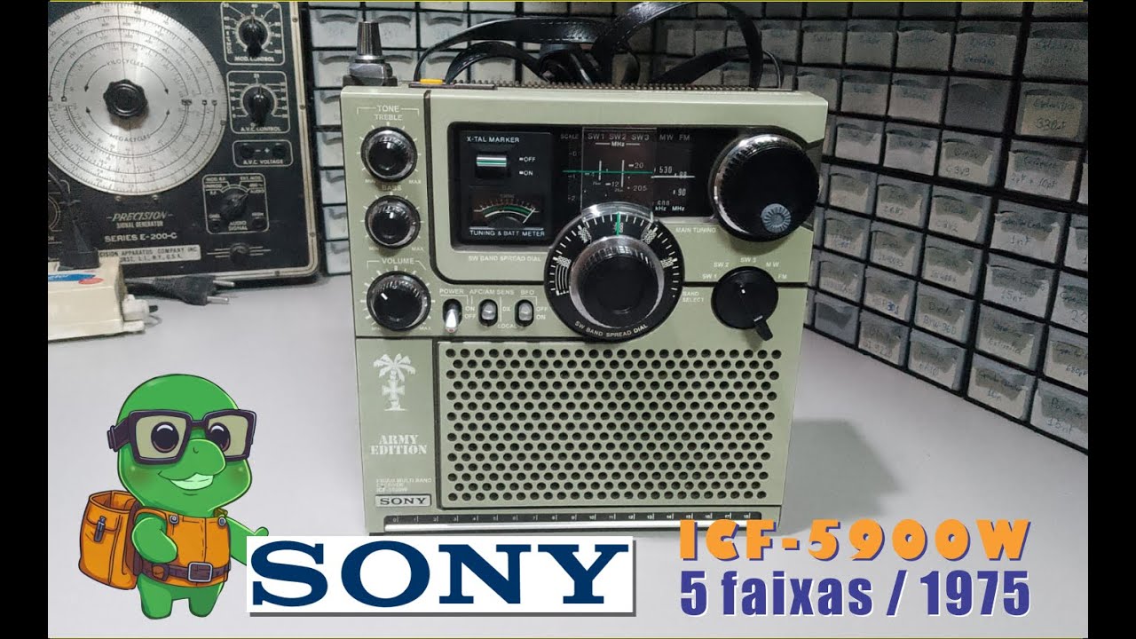 Sony ICF-5900W - 5 faixas - 1975