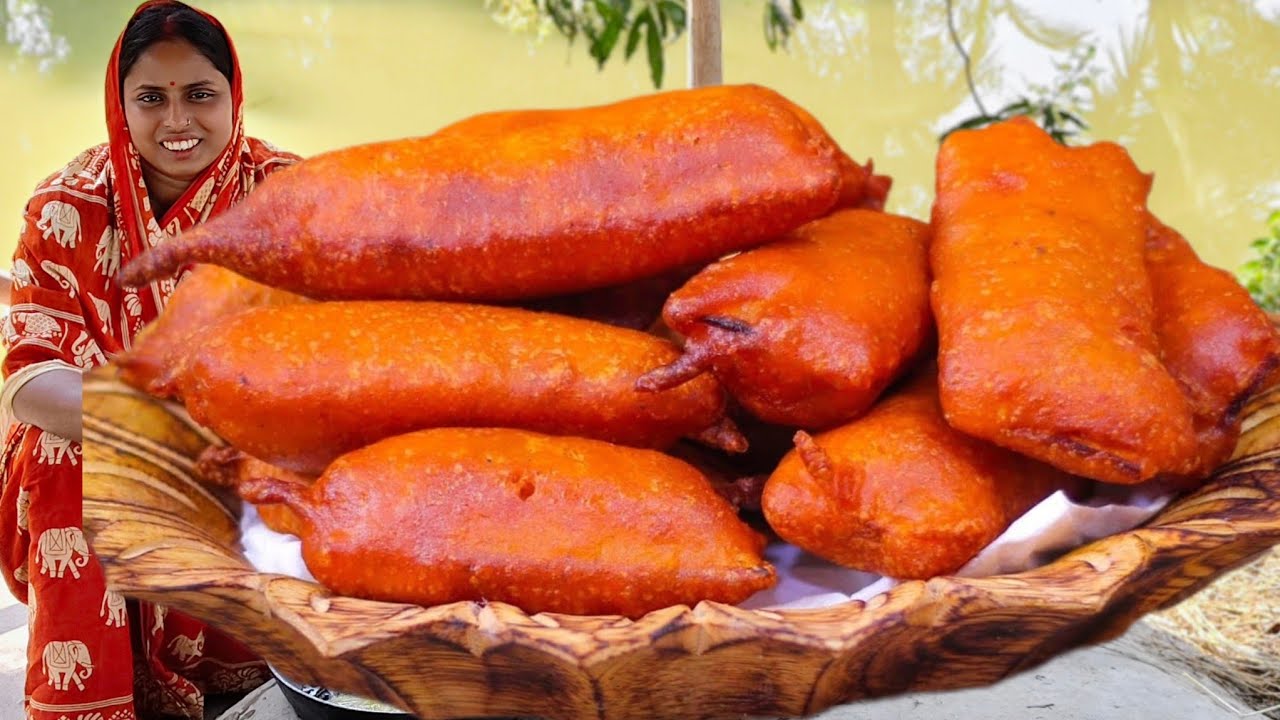 বাড়িতে মুচমুচে ও ফুলকো একদম দোকানের মতো বেগুনি বানানোর সবচেয়ে সহজ পদ্ধতি | beguni recipe