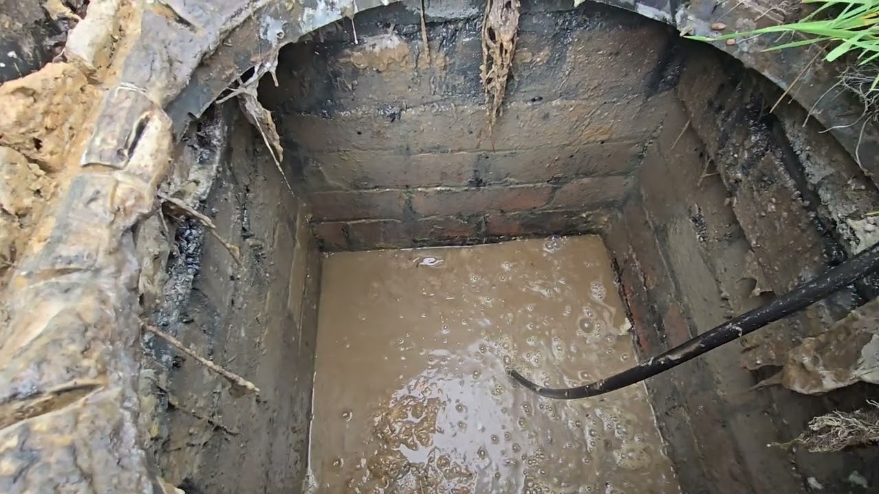 A Deep Manhole Full Of.....