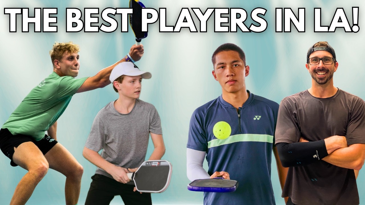 LA's BEST PICKLEBALL PLAYERS! | 5.0+ Men's Doubles